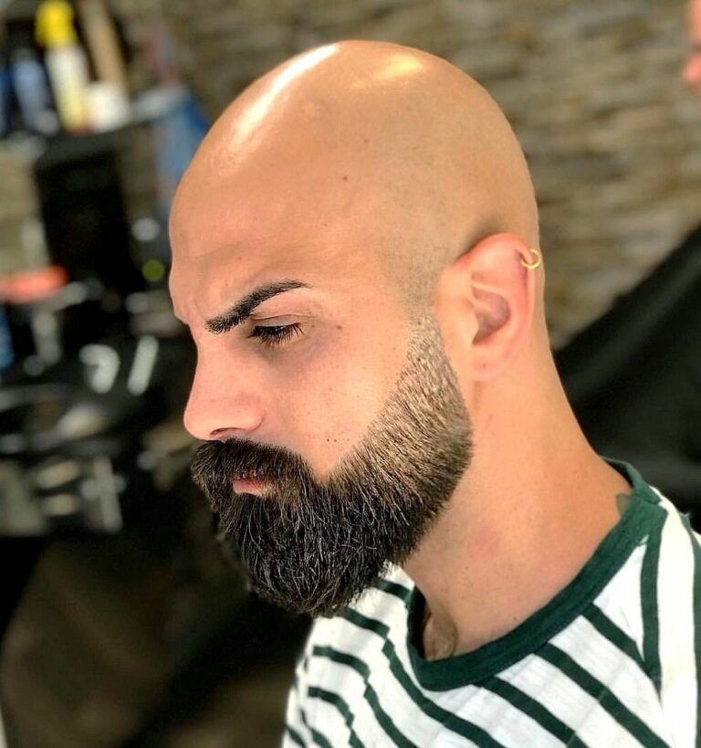 How To Style A Beard With A Bald Head?