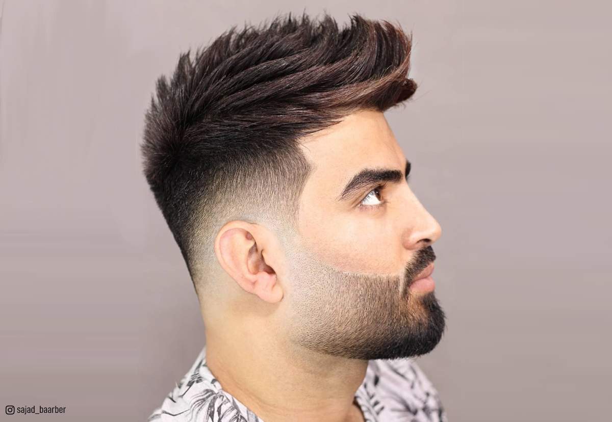 Trendy Fade Haircut Styles for Men with Beard