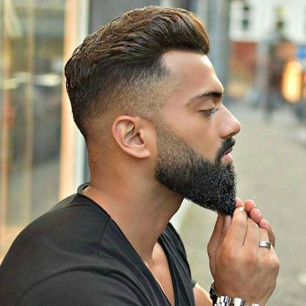 Trendy Short Hair and Long Beard Styles