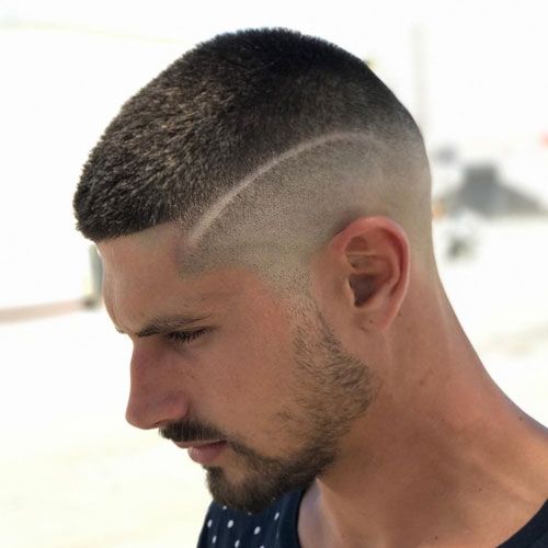 Trendy Zero Cut Hairstyles with Beard