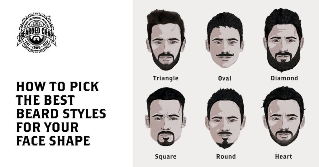 What Beard Style Suits A Diamond-shaped Face?