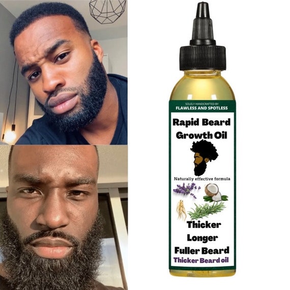 Beard Oil Growth Before And After
