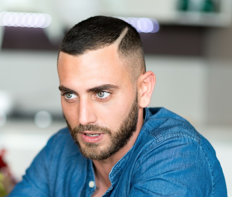 How to Rock a Buzz Cut with Beard for a Round Face